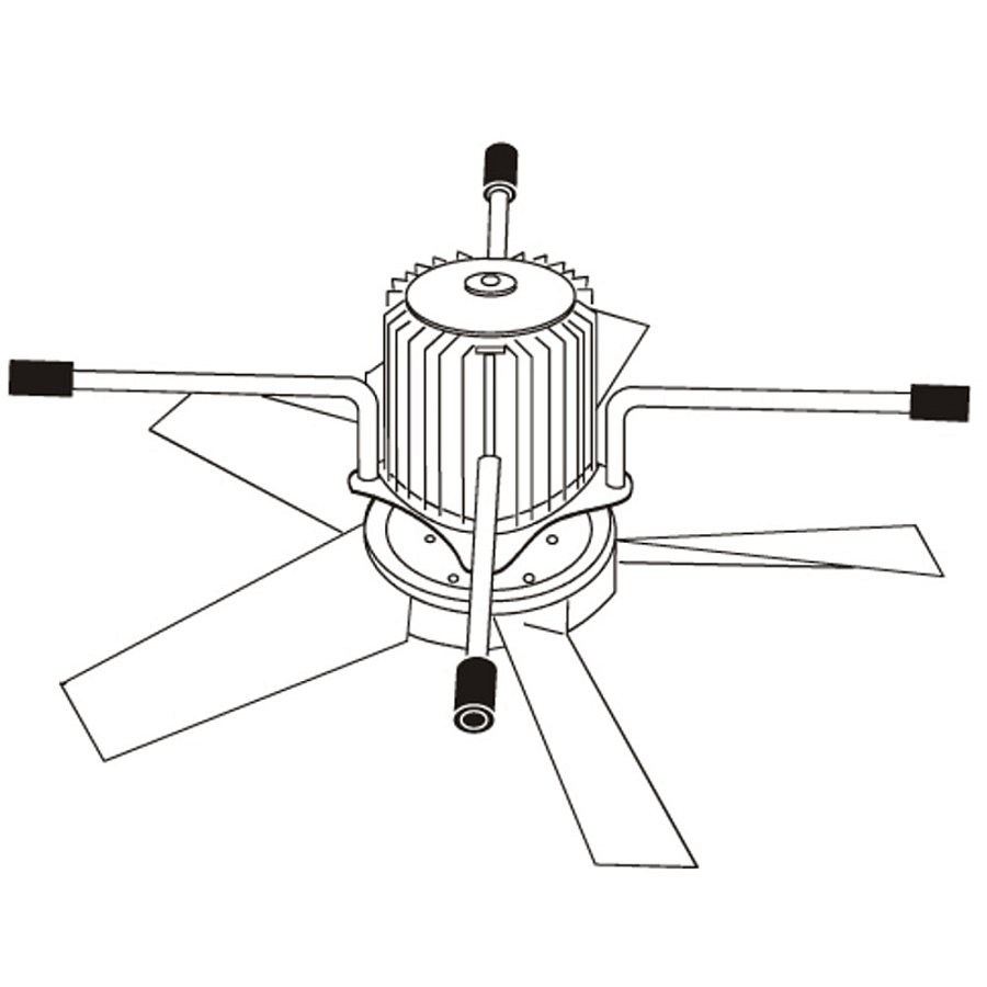 Вентилятор DA 600-2А, 230В
